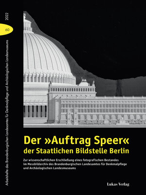 cover image of Der »Auftrag Speer« der Staatlichen Bildstelle Berlin